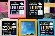 GeekMagic Mini WiFi Desktop Weather Digital Clock Station with IPS LCD Screen Gadget for Decoration