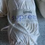 450gms of 100% chunky cotton white Image 2