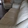3 and 2 Leather Suite + Footstool Image 4