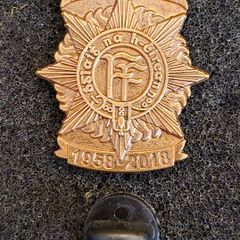 1958 / 2018  , irish un peacekeeping, commerative lapel pin.