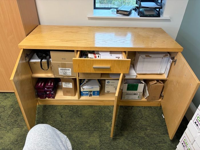 Oak Wood Cabinet