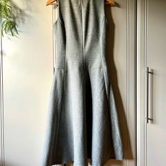 Zara grey wool mix dress XS