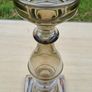 Vintage Large Glass Candlestick Image 3