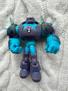 Ben 10 Omni Enhanced Shock Rock Action Figure Playmates Toys Cartoon approx 4.5"  Used Please look at the pictures