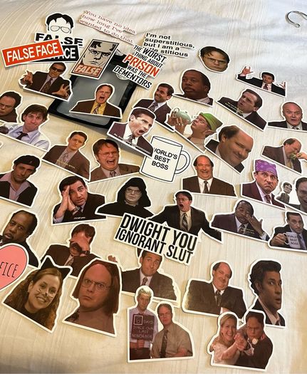 The office US vinyl waterproof sticker