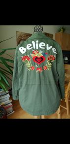 Military Style Jacket Size Uk 14