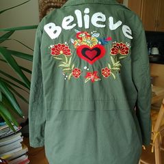 Military Style Jacket Size Uk 14