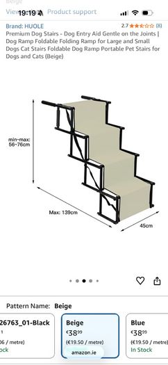 Premium dog stairs