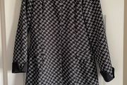 Black and White Dressy Coat        Savida          Size 10