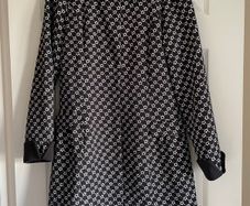 Black and White Dressy Coat        Savida          Size 10