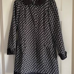 Black and White Dressy Coat        Savida          Size 10