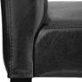 Set of 2 Bar Stools with Backrest Black  - Free Delivery Nationwide Image 8