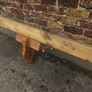 Rustic Reclaimed Wood Wildflower Stove Mantle Image 2