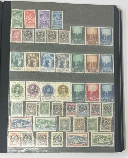 Collection: Vatican City Stamps both mint and used along with some miniature sheets on 40 pages