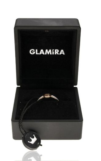 Brand new Glamira 9k rose gold ring with box