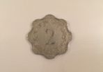 1972 Maltese 2 mils