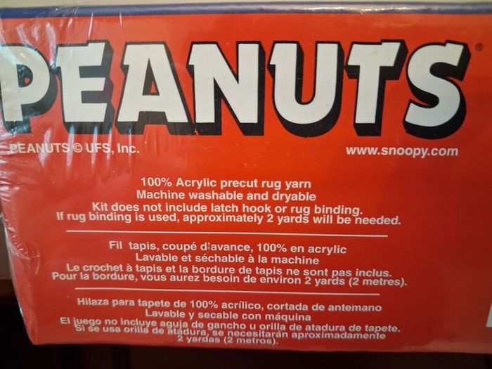 Vintage Peanuts Latch Hook Kit