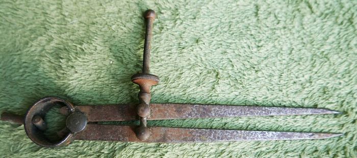 Vintage Moore & Wright Caliper Steel Spring Dividers - Good Condition