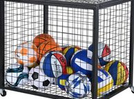 main image for ad Rolling Sports Ball Storage Cart 85 x 67.5 x 82.5 cm