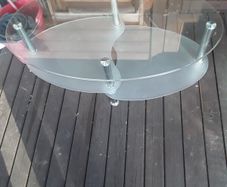 glass coffee table