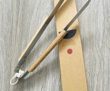 BRAND NEW BBQ Tongs 39.5cm - Food-Safe Stainless Steel with Long Handle