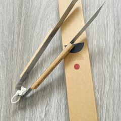 BRAND NEW BBQ Tongs 39.5cm - Food-Safe Stainless Steel with Long Handle