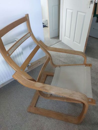 Poang Ikea Oak Chair Frame