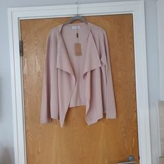 Gallery  Blush Waterfall  Front  Cardigan.   S. 14  B.N.W.T.