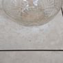 Vintage French Clear Glass Dessert Set Sunburst Pineapple Design Image 9
