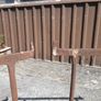 Antique Hand Forged Trestles Image 2