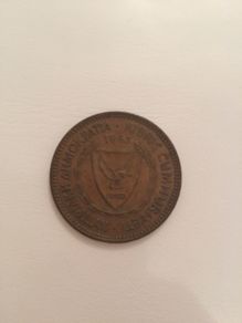 1963 Cypriot 5 mils