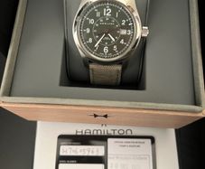 Hamilton khaki field auto 42mm green