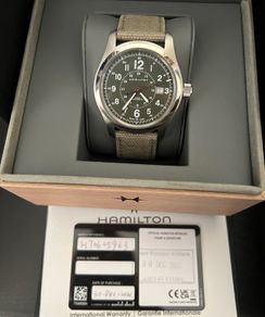 Hamilton khaki field auto 42mm green