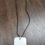 Leather Shell Necklace Image 2