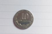 1906 Argentine 10 Centavos Coin