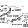 Toyota Corolla E11 97-02 Seat Rail Track Plastic Covers Image 2