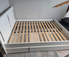 IKEA Songesand Double Bed with 2 Drawers