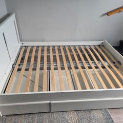 IKEA Songesand Double Bed with 2 Drawers