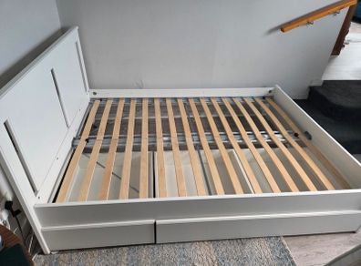 IKEA Songesand Double Bed with 2 Drawers