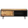 Coffee Table 105x50x35 cm Rough Mango Wood Image 3