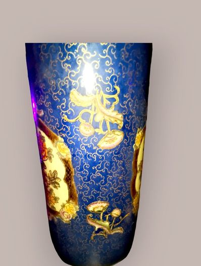 Chinese handpainted large floor vase/umbrella holder