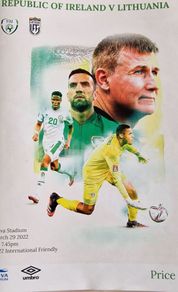 4 Ireland programmes and an FAI cup final