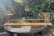 Brass fire fender