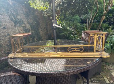 Brass fire fender