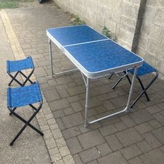 Camping Table And Chairs Set