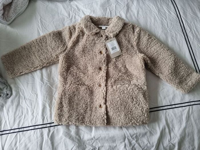 The Little White Company borg jacket