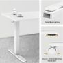 NEW SALE | 120 x 60cm Electric Standing Desk with USB Charging Port (New Sedentary Reminder), Height Adjustable Standing Desk with Cable Tray and Wheels Image 6
