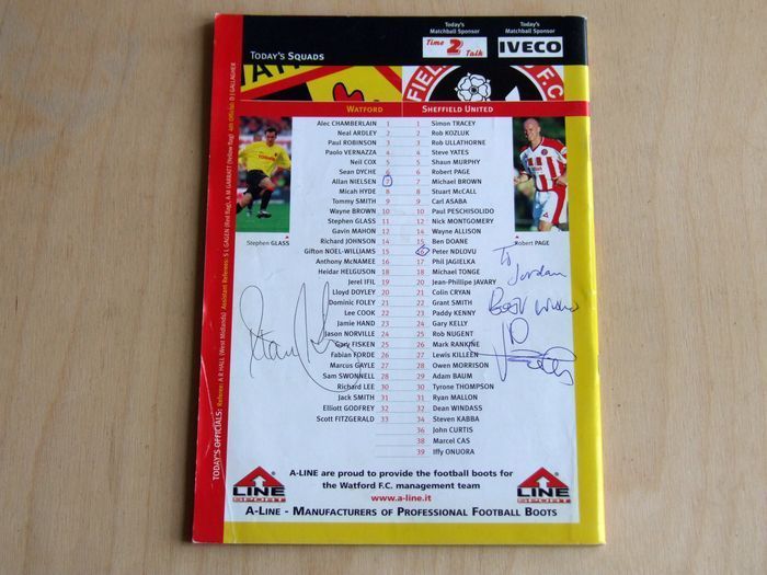 Watford Football Club programmes