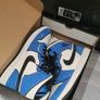 Jordan 1s Signal Blue/White/Black 10.5UK Image 3