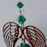 Crystal Radiance - Guardian Angel Wings Birthstone May - Embellished with Swarovski Crystals Image 2
